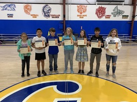 Middle School September Students of the Month