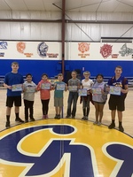 Middle School August Students of the Month