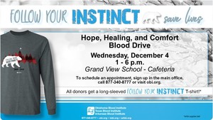 Hope, Healing, and Comfort Blood Drive