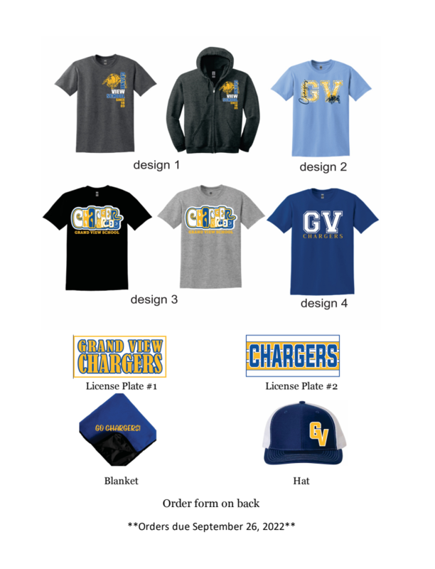 Grand View Charger School Gear Grand View School